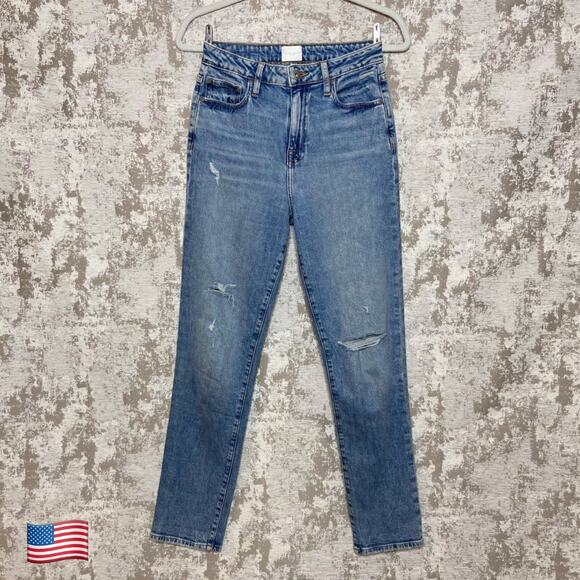 Jonathan Simkhai Standard Trevor High Rise Vintage Tapered Jeans in Pacific City - Picture 1 of 5